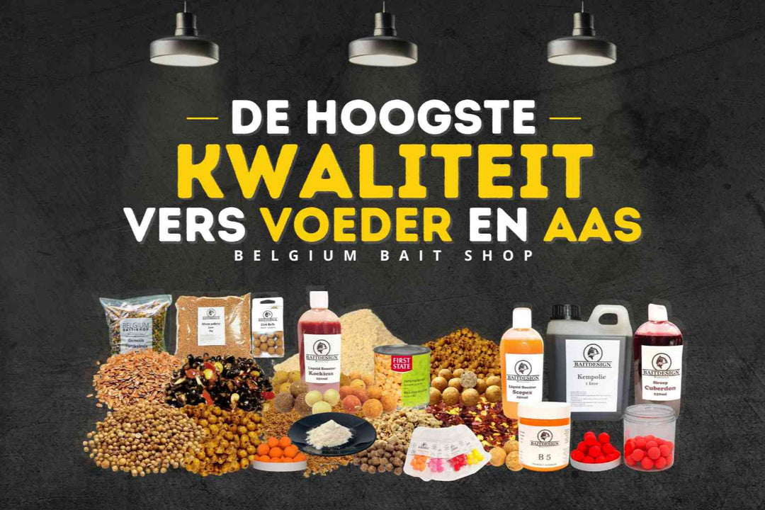Karper aas en voeder online kopen bij Belgium Bait Shop banner