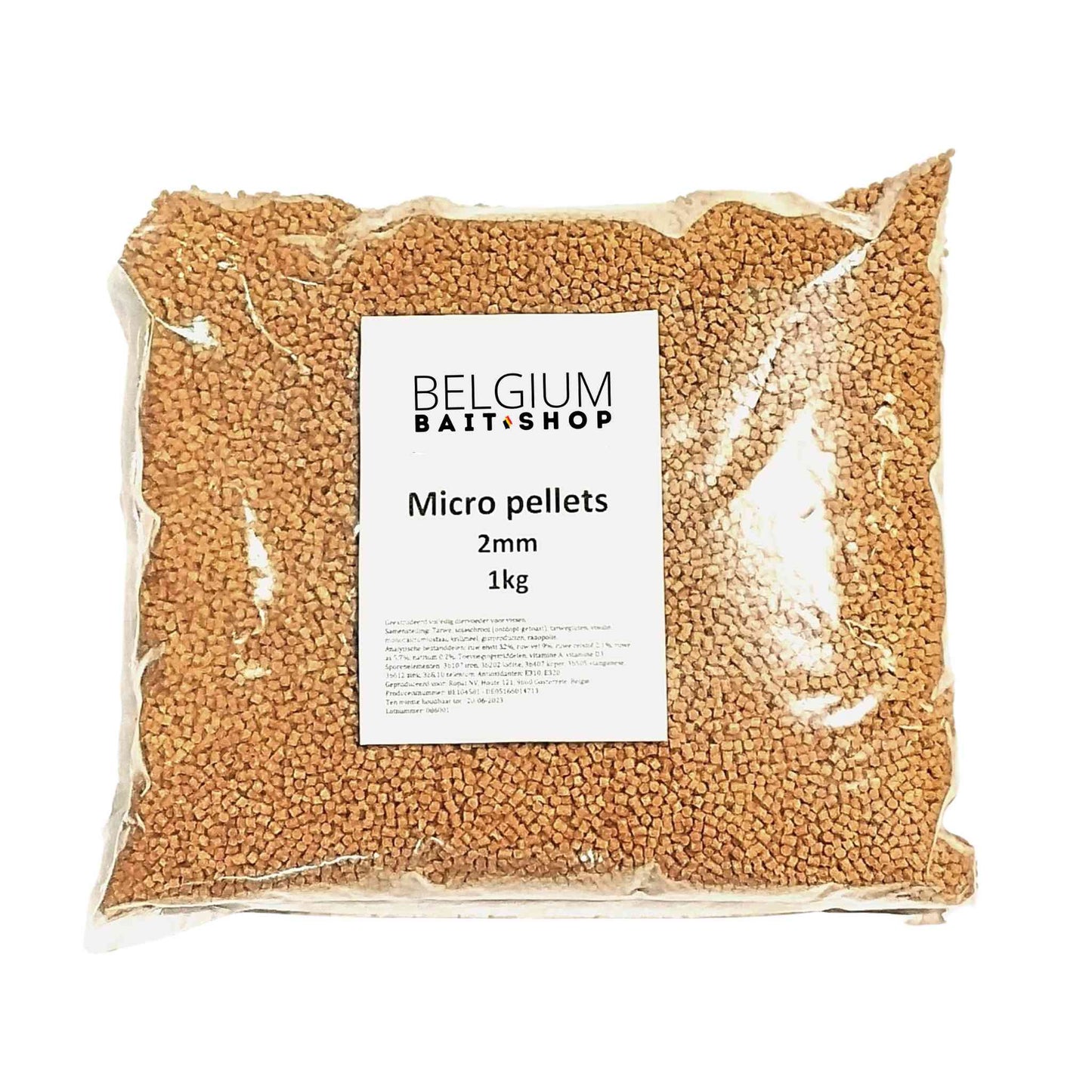 Belgium Bait Shop |  Neutrale Micro Pellets | 2mm | 1kg