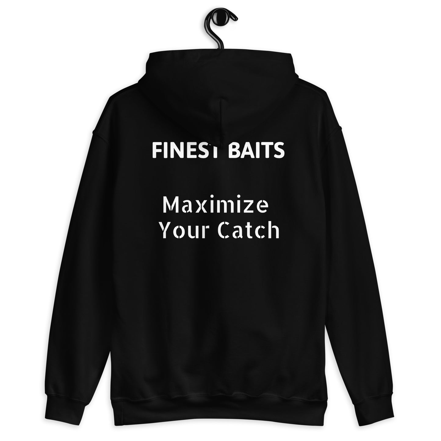 Finest Baits | Hoodie met Vis Print