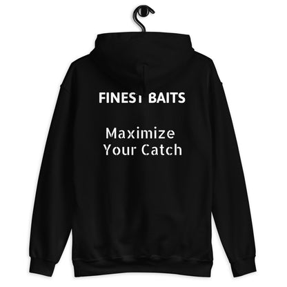 Finest Baits | Hoodie met Vis Print