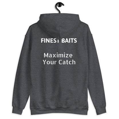 Finest Baits | Hoodie met Vis Print