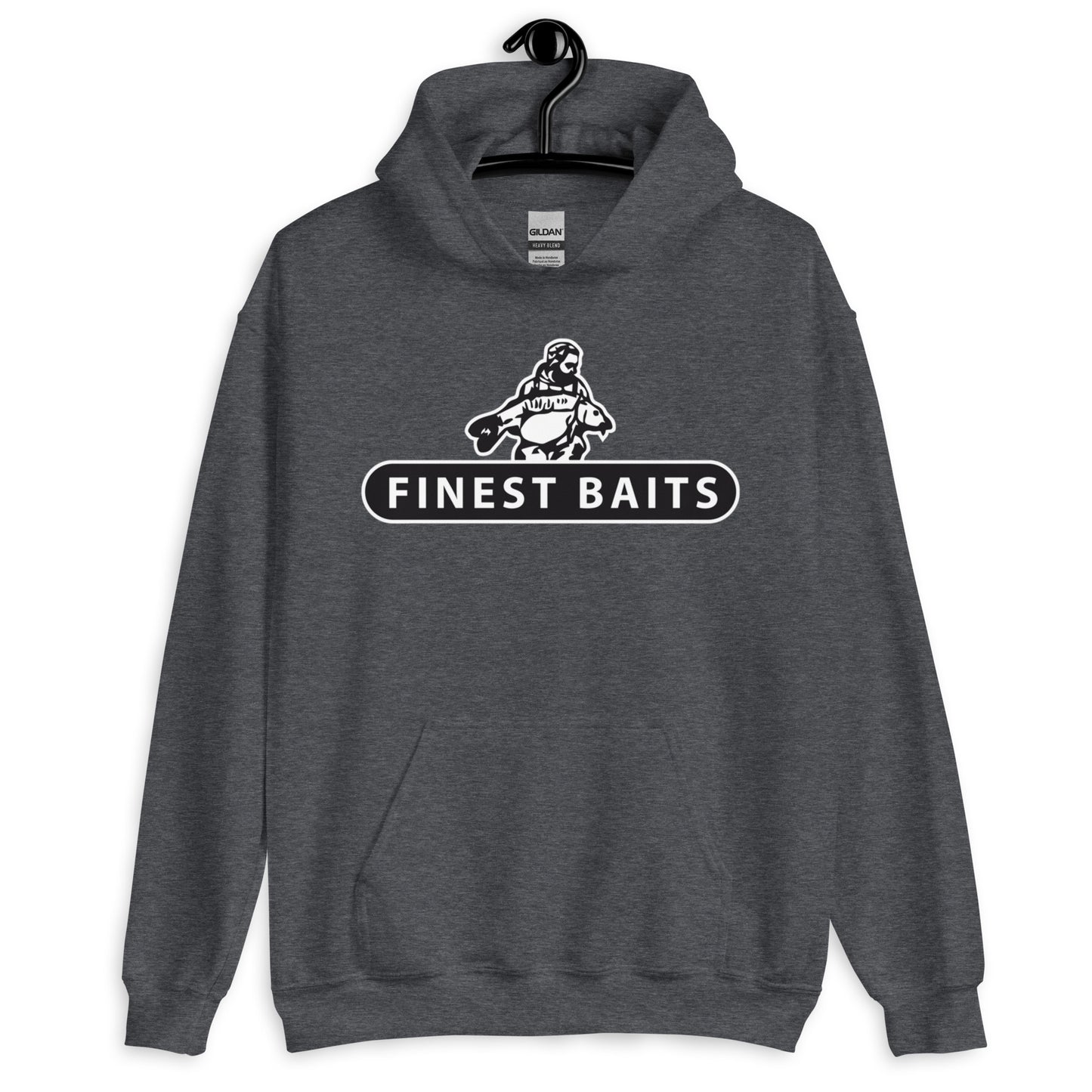 Finest Baits | Hoodie met Vis Print